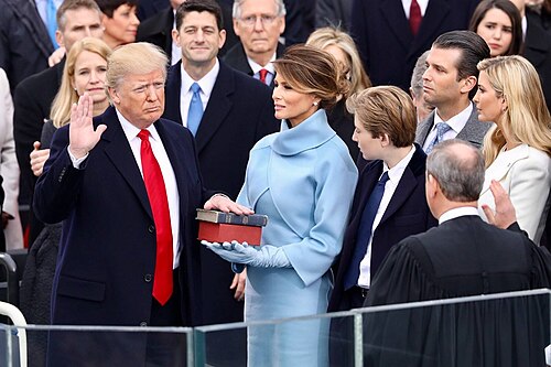 First inauguration of Donald Trump